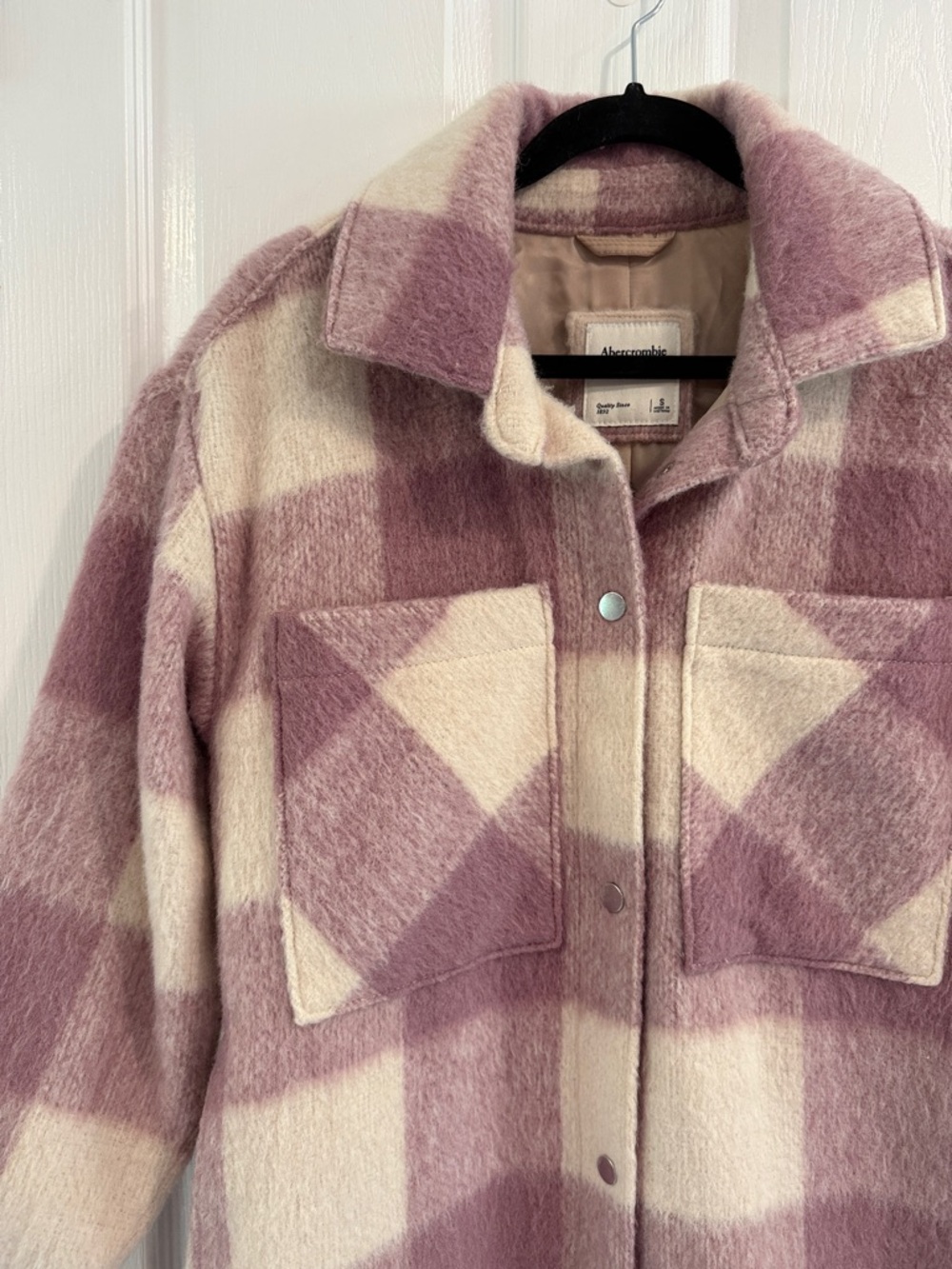 Abercrombie wool-blend coat